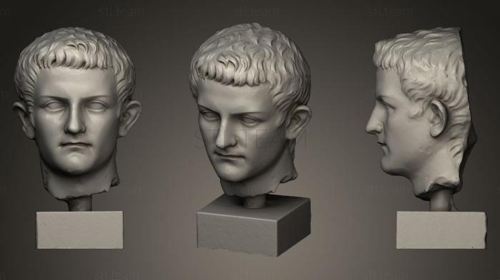 Бюсты и головы античные и исторические Император Калигула